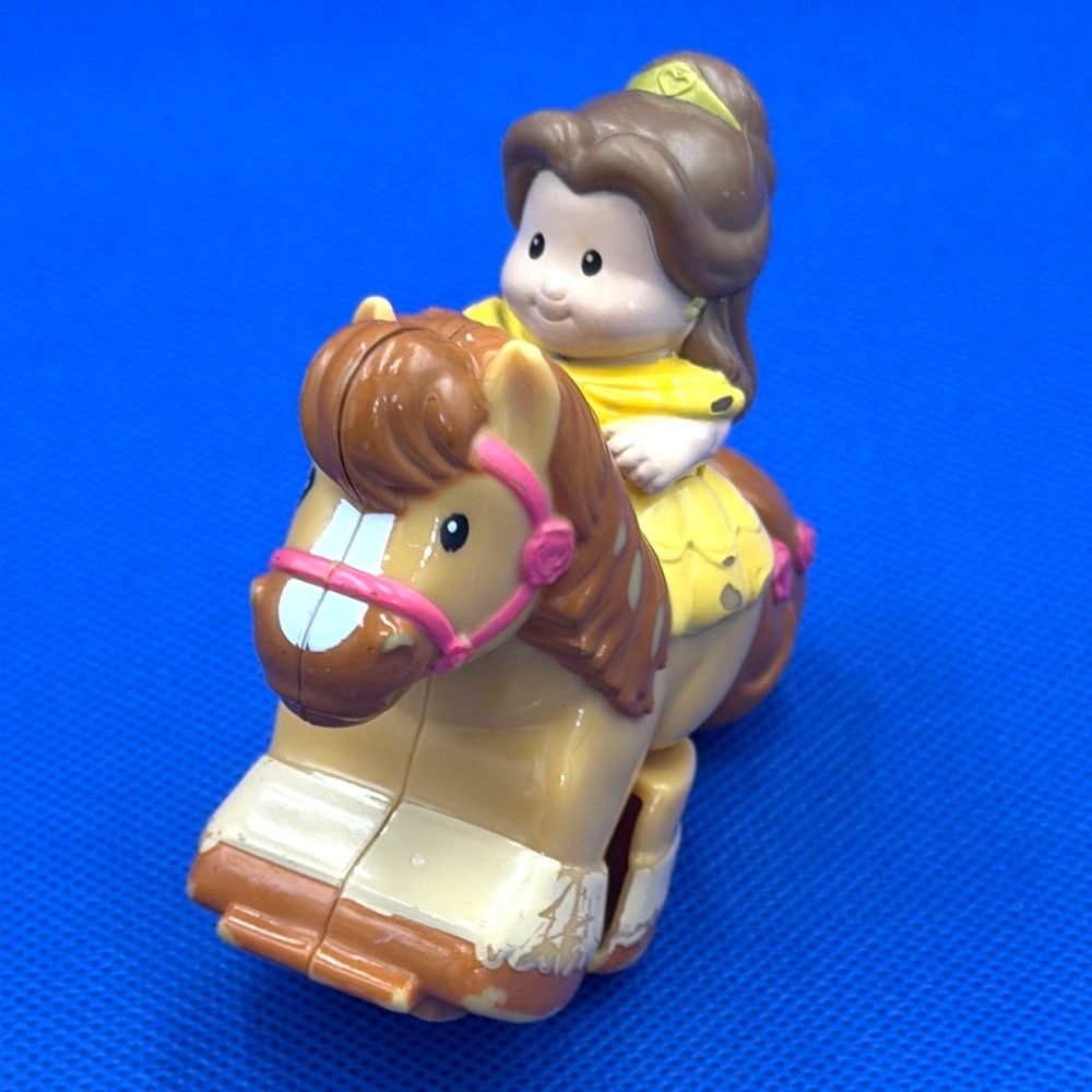 Fisher Price Little People Klip Klop Disney Princess Belle Horse Figure Beauty